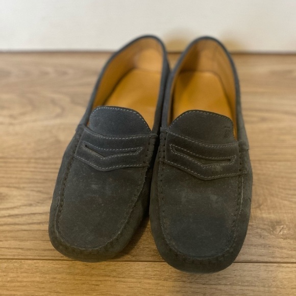 TOD’S Blue Suede Driving Loafers main image 8